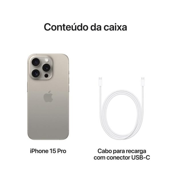 iPhone 15 Pro Max Titânio Natural - 256GB - Image 8
